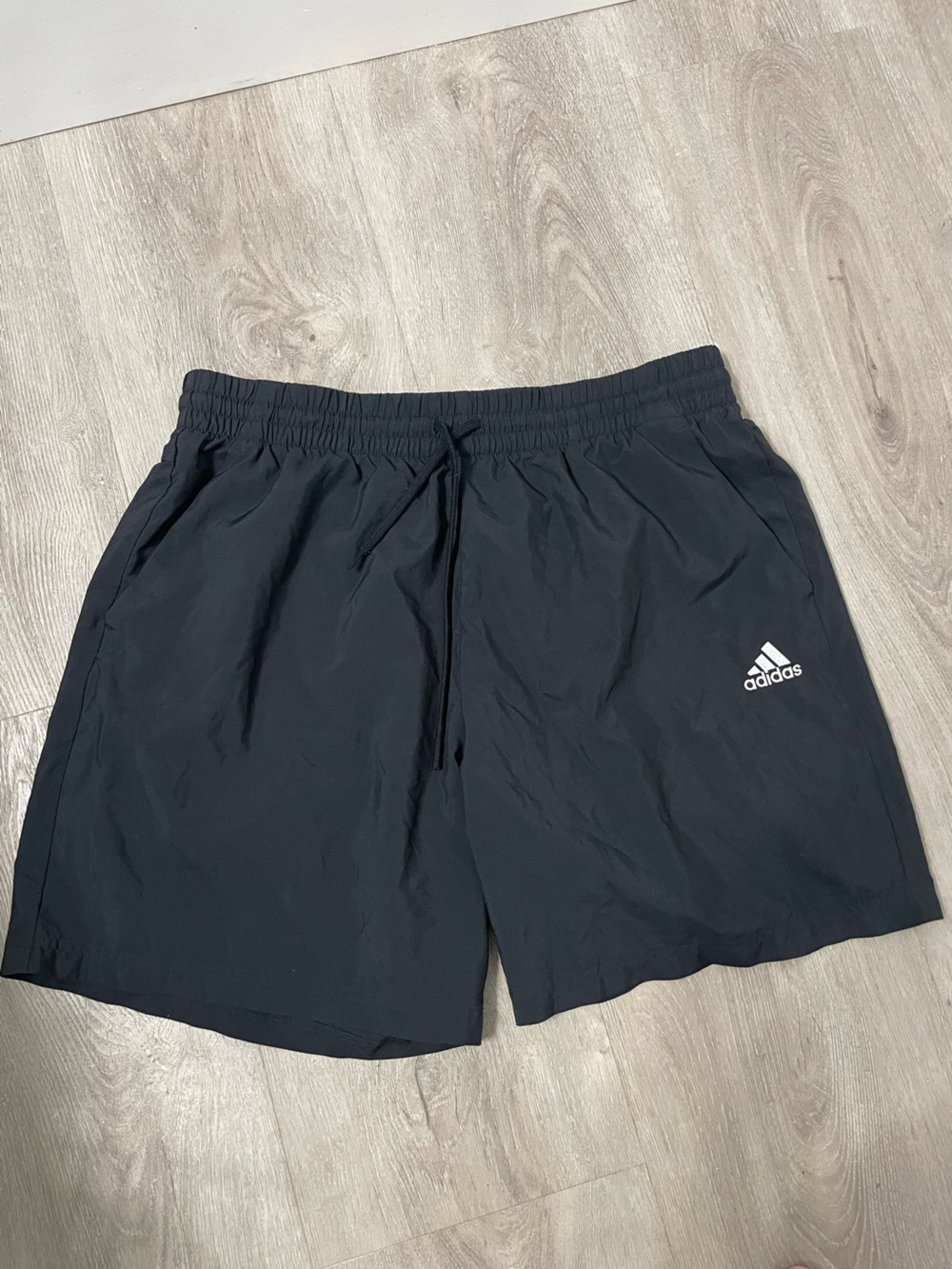 adidas Black Men's Athletic Shorts with Logo